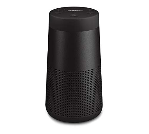 Bose SoundLink Revolve (Serie II) Bluetooth speaker – Tragbarer, wasserabweisender kabelloser Lautsprecher mit 360°-Klang, Schwarz