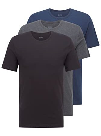 BOSS Herren R-Neck T-Shirt, 3er Pack, Sortiert, L