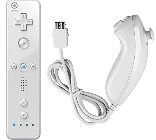 Kylewo Remote Game Control für Nintendo Wii, Eingebauter Wireless und Nun-Chuck Controller für Nintendo Wii