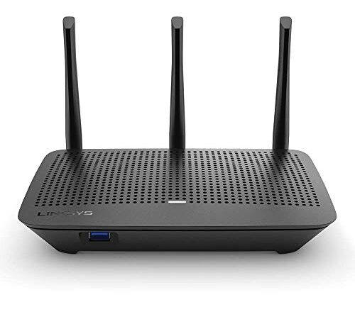 Linksys EA7500v3 Dual-Band WiFi 5 WLAN-Router (AC1900) – schnelles drahtloses Streaming und Gaming, MU-MIMO Internet-Router mit Datenraten von bis zu 1,9 Gbit/s und 4 Gigabit-Ethernet-Ports