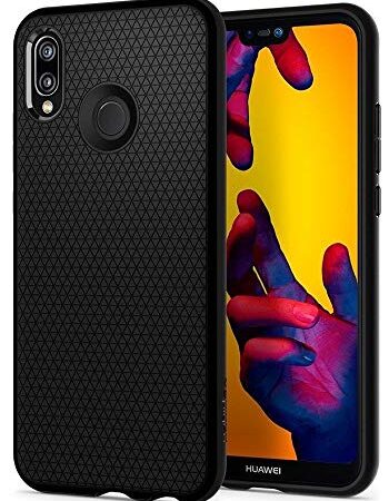 Spigen Liquid Air Hülle Kompatibel mit Huawei P20 Lite -Schwarz