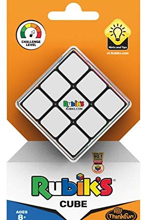 ThinkFun 76394 Rubik's Cube, der original Zauberwürfel 3x3 von Rubik's - Verbesserte, leichtgängigere Version, ideales Knobelspiel für Erwachsene und Kinder ab 8 Jahren