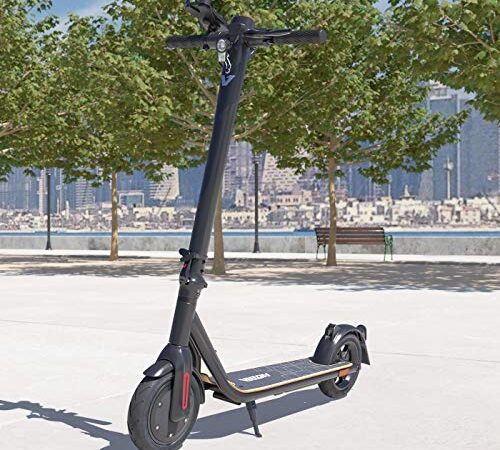 Viron E-Scooter mit Straßenzulassung Elektro Scooter ABE Aluminium Elektroroller Faltbar Roller EScooter eKFV Zulassung Führerscheinfrei (schwarz)