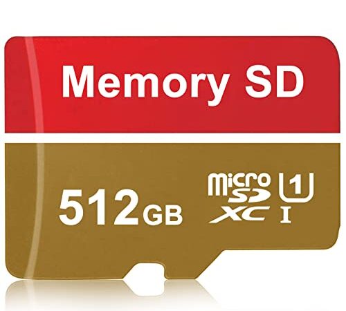 Kayboo Micro SD Karte 512GB High Speed Speicherkarte Micro SD Card 512GB Externe Datenspeicher Memory Card Micro SD Speicherkarten für Full HD & 4K Videos, Bilder, Computer, Smartphone, Kameras