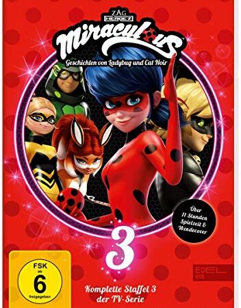 Miraculous - Geschichten von Ladybug & Cat Noir - Die komplette 3. Staffel [3 DVDs]