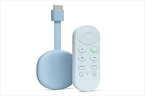 Chromecast mit Google TV (4K) Himmel - Streaming Unterhaltung auf Ihrem TV und Sprachsuche - Genießen Sie Filme, Serien und Netflix in 4K mit HDR