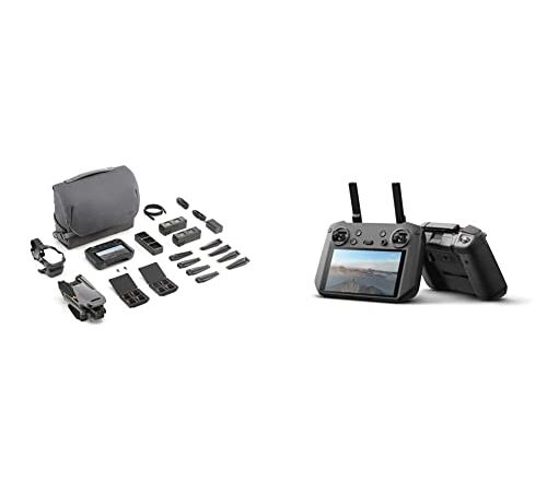 DJI Mavic 3 Cine Premium Combo - Kamera-Drohne mit 4/3 CMOS Hasselblad-Kamera, 5.1K Video, omnidirektionaler Hindernisvermeidung & RC Pro - Hochleistungs-Fernsteuerung für DJI Mavic 3 und DJI Air 2S