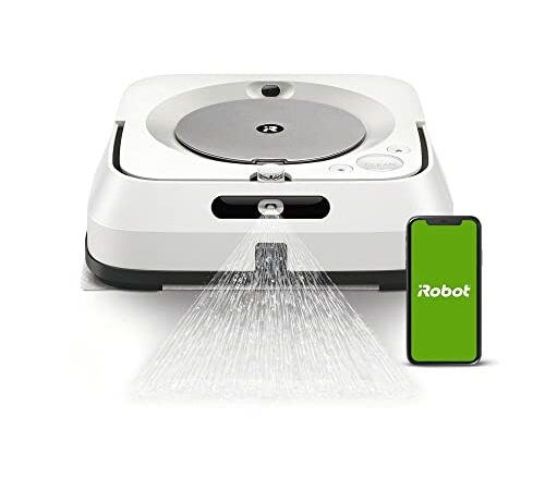 iRobot M613440 Bodenreinigungsroboter iRobot Braava Jet M6, Drucksprüher für die Waschmaschine, WiFi, App.