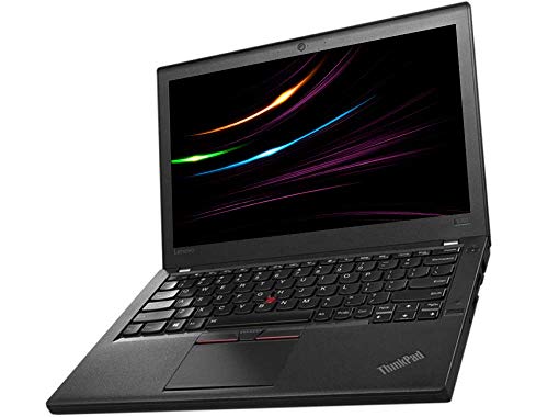 Lenovo ThinkPad X260 Mobiles Notebook, Intel i5 2 x 2.3 GHz Prozessor, 16 GB Arbeitsspeicher, 480 GB SSD, 12.5 Zoll Display, Full HD, 1920x1080, IPS, Cam, Windows 10 Pro, (Generalüberholt)