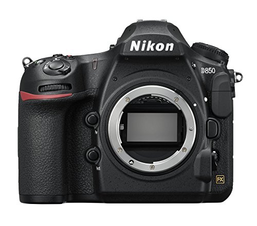 Nikon D850 Vollformat Digital SLR Kamera (45,4 MP, 4K UHD Video incl. Zeitlupenfunktion, EXPEED 6-Prozessor, 3,2 Zoll/8 cm neigbarer Touch-Monitor mit 2,4 Mill. Bildpunkten, WiFi und NFC, SnapBridge)