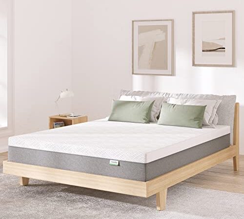 Novilla Matratze 180x200cm H3 Gel Memory Foam Kaltschaummatratze 7 Zonen Schaumstoff Rollmatratze Bambusfasern Atmungsaktiv Oeko-Tex 20cm