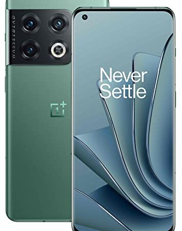 OnePlus 10 Pro 5G 12GB RAM 256GB SIM-freies Smartphone mit Hasselblad-Kamera für Smartphones der 2. Generation - 2 Jahre Garantie - Emerald Forest
