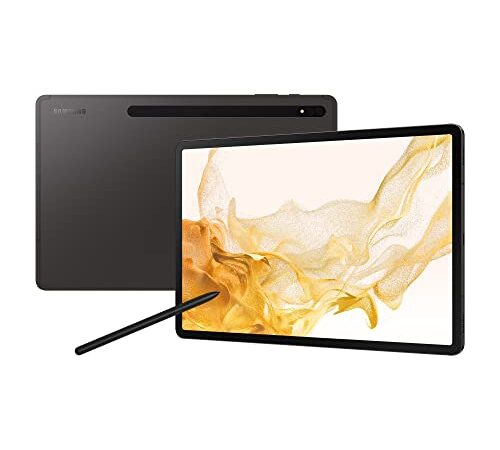 Touchscreen-Tablet - SAMSUNG - Galaxy Tab S8-11 - 8 GB RAM - 256 GB - Anthrazit - 5G - S Pen enthalten