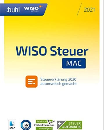 WISO Steuer-Mac 2021 (für Steuerjahr 2020 | Mac Aktivierungscode per Email)